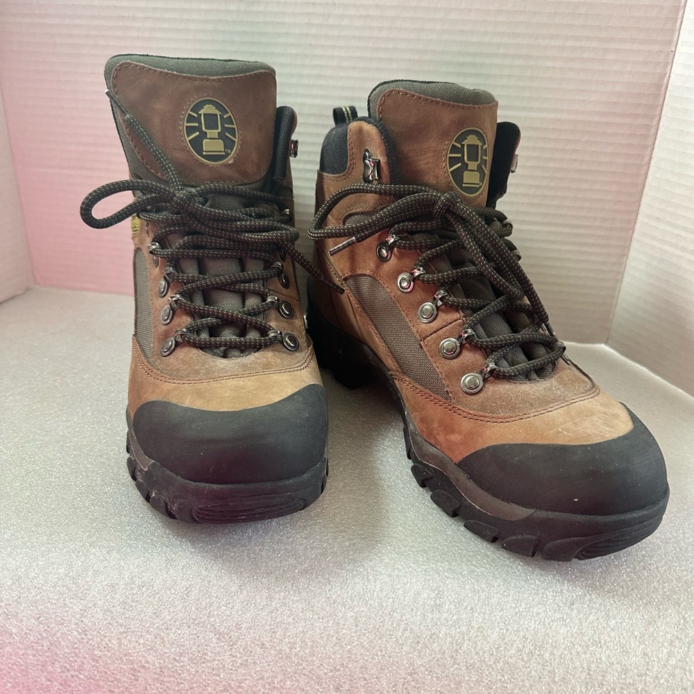 Coleman Manistee Waterproof Hiking Lace Up Outdoor Men’s Boots Size 9